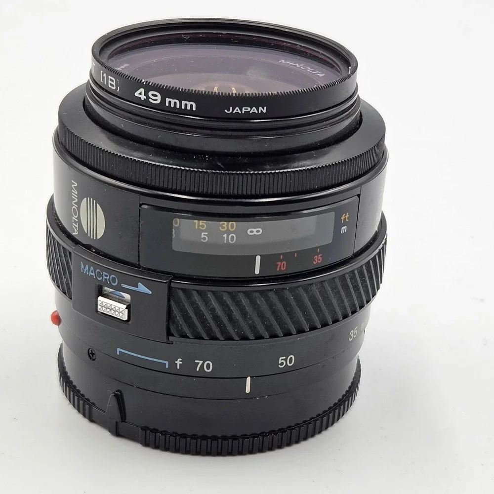 Minolta AF Zoom 35-70mm f/4 Lens Macro Sony A Mount+Kenko Skylight Filter Japan